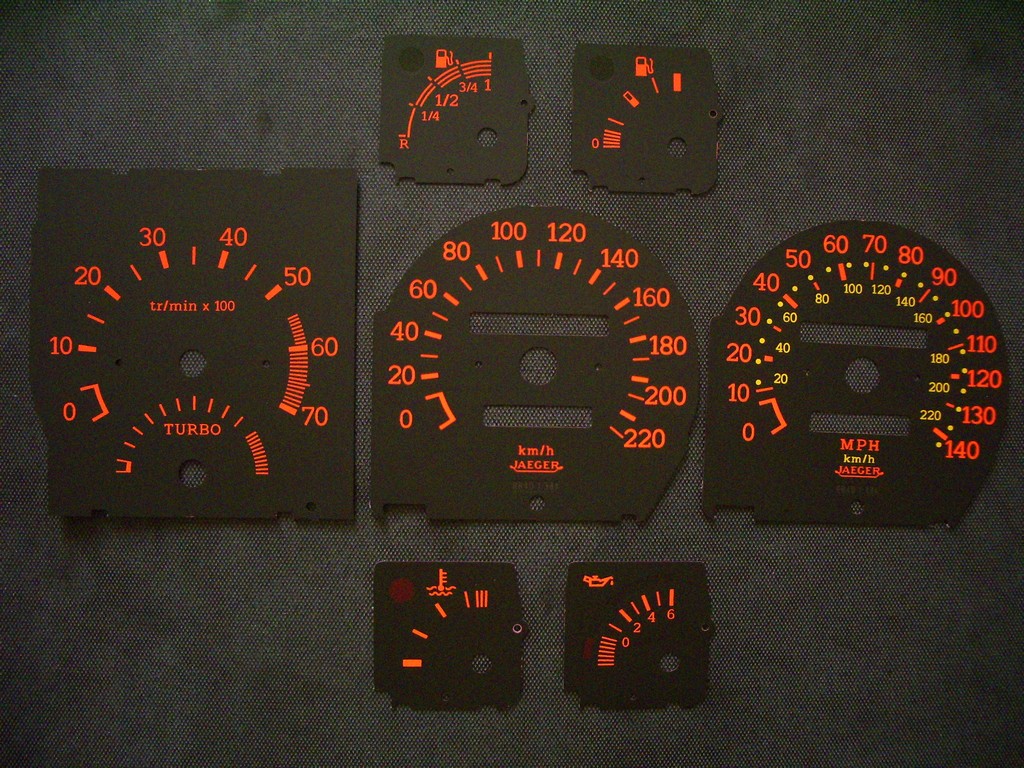 5 GT Turbo OE Dial Replicas Non Member